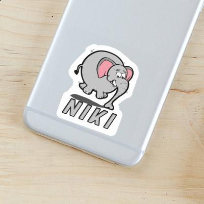 Elephant Sticker Niki Gift package Image