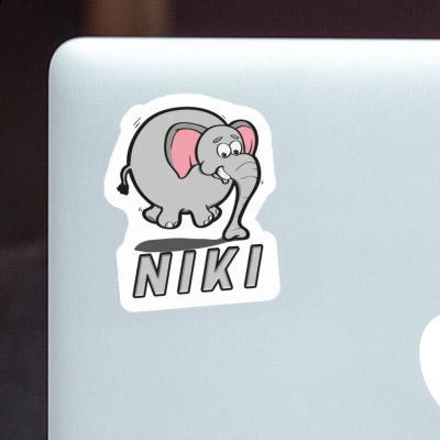 Elephant Sticker Niki Laptop Image