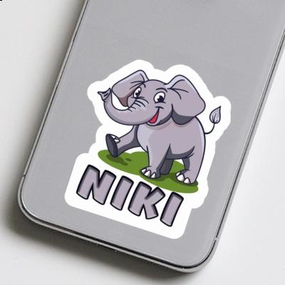 Sticker Elefant Niki Gift package Image