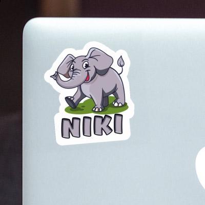 Sticker Elefant Niki Notebook Image