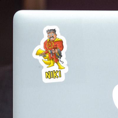 Sticker Niki Elektriker Laptop Image