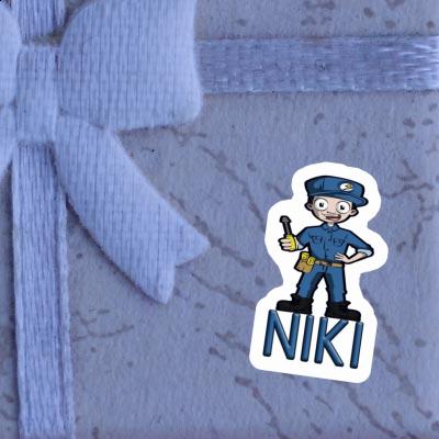 Niki Sticker Electrician Laptop Image