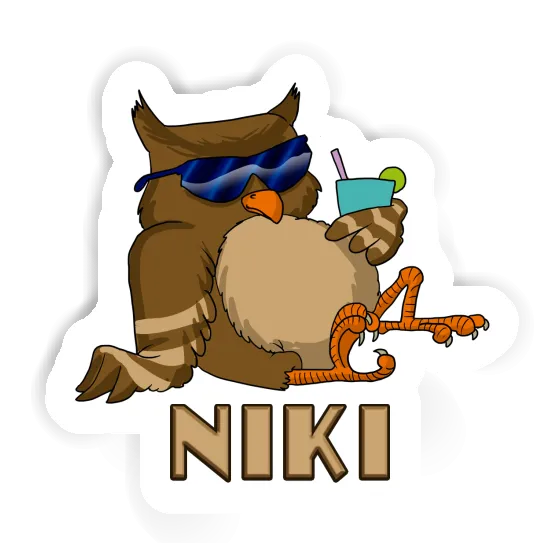 Sticker Cool Owl Niki Image