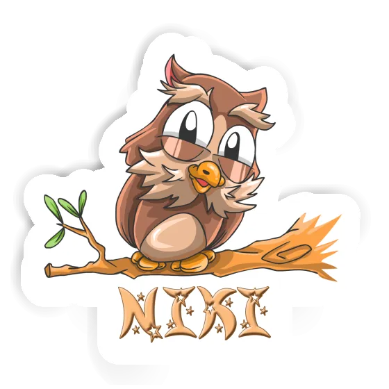 Owl Sticker Niki Gift package Image