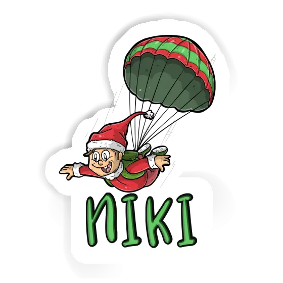 Sticker Niki Skydiver Laptop Image