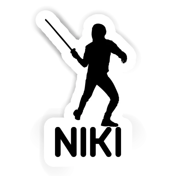 Sticker Niki Fencer Laptop Image