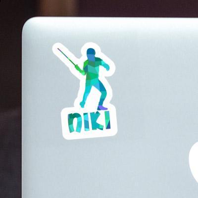 Sticker Niki Fencer Gift package Image