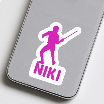 Autocollant Escrimeur Niki Image