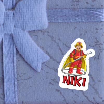 Niki Sticker Firefighter Gift package Image