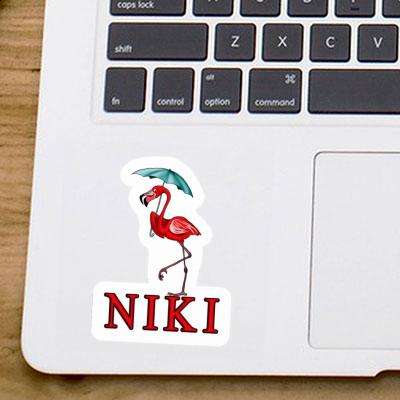 Niki Sticker Flamingo Laptop Image