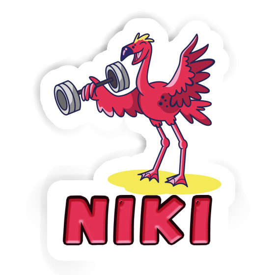 Weight Lifter Sticker Niki Gift package Image