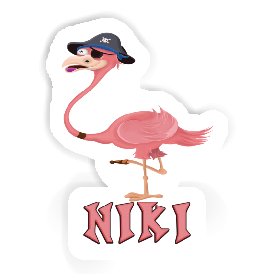 Niki Sticker Flamingo Laptop Image