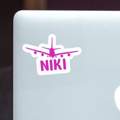 Airplane Sticker Niki Notebook Image