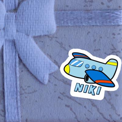 Niki Sticker Airplane Gift package Image