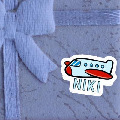 Sticker Plane Niki Laptop Image