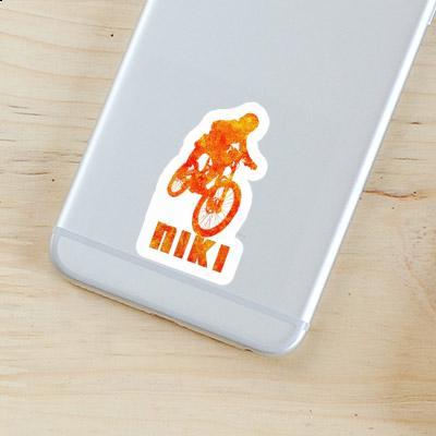 Sticker Niki Freeride Biker Notebook Image