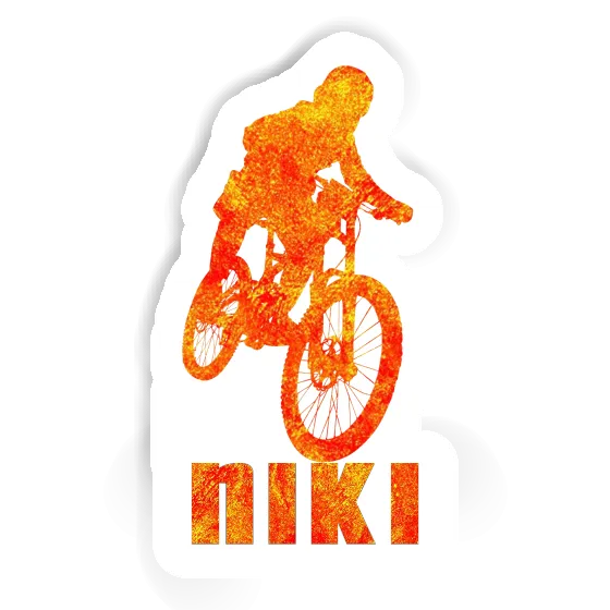 Sticker Niki Freeride Biker Laptop Image