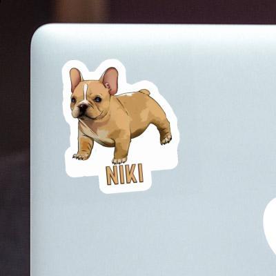 Autocollant Niki Bouledogue Laptop Image