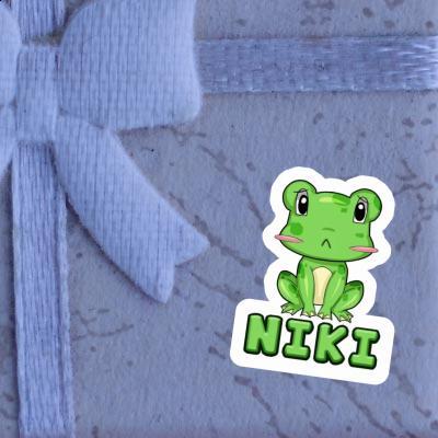 Autocollant Grenouille Niki Notebook Image