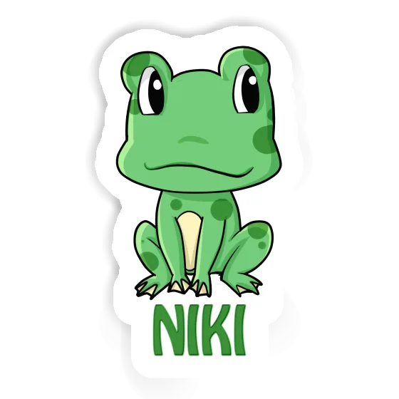 Niki Sticker Frog Image