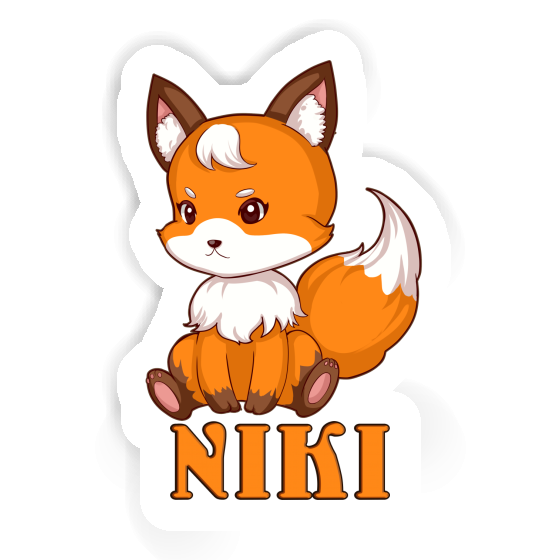 Sticker Fox Niki Gift package Image