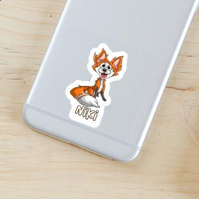 Niki Sticker Fox Laptop Image