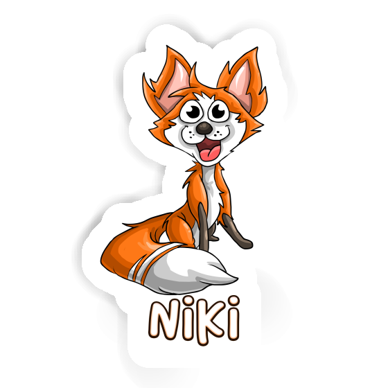 Niki Sticker Fox Notebook Image