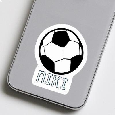 Autocollant Ballon de foot Niki Notebook Image