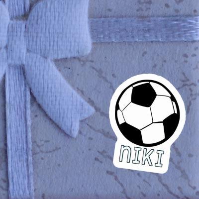 Autocollant Ballon de foot Niki Notebook Image