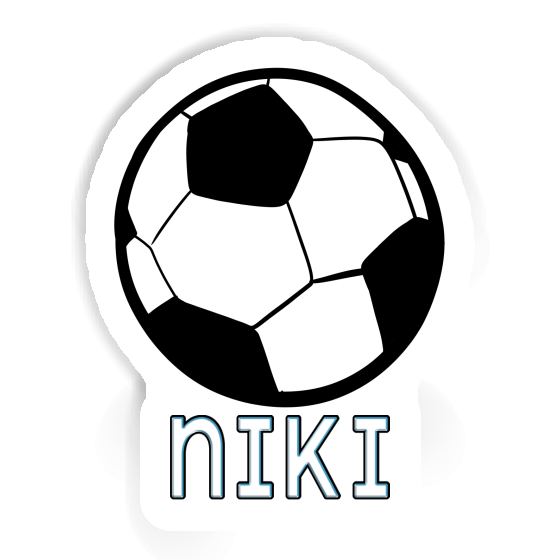 Autocollant Ballon de foot Niki Gift package Image