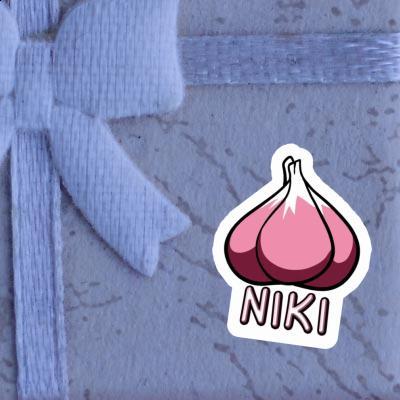 Sticker Niki Garlic clove Laptop Image