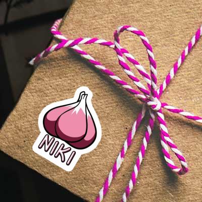 Sticker Niki Garlic clove Notebook Image