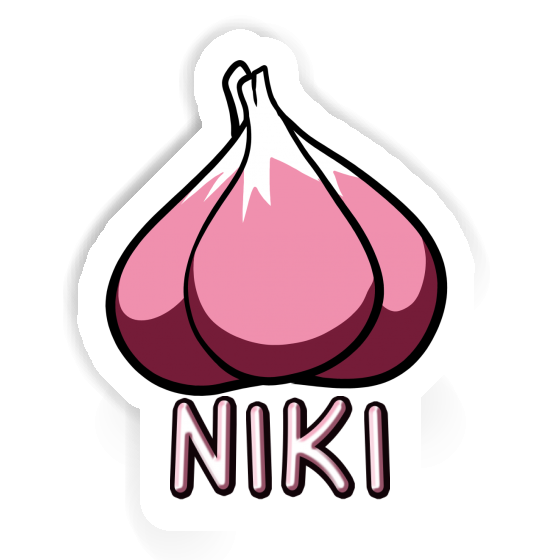 Sticker Niki Garlic clove Notebook Image