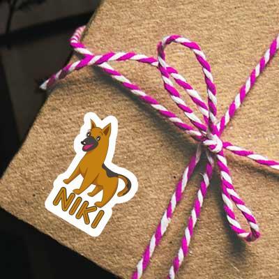 Sheperd Dog Sticker Niki Gift package Image