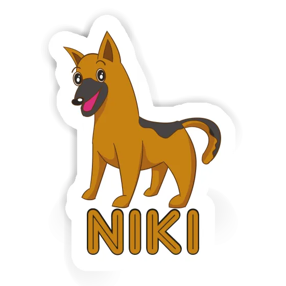 Sheperd Dog Sticker Niki Image