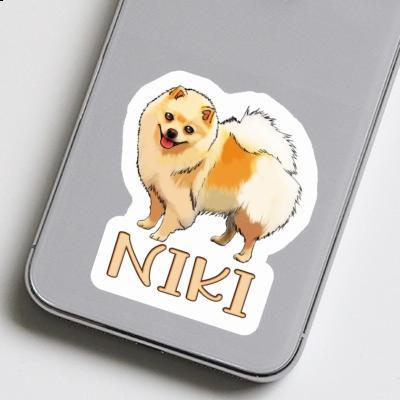 Sticker German Spitz Niki Gift package Image