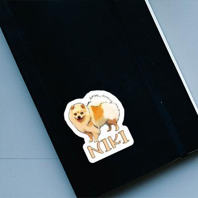 Autocollant Spitz allemand Niki Notebook Image