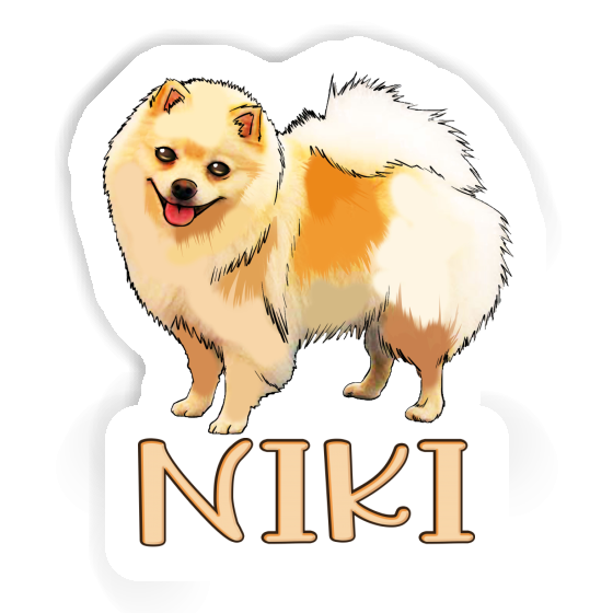 Sticker German Spitz Niki Notebook Image