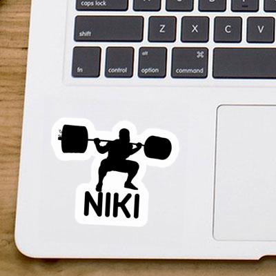 Sticker Niki Weightlifter Image