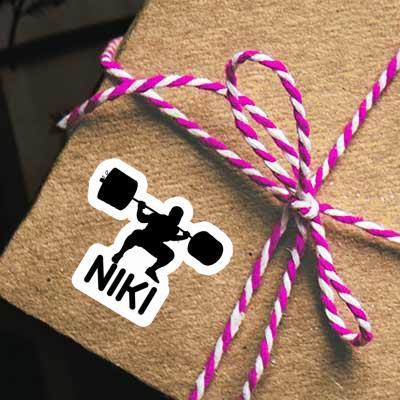 Autocollant Haltérophilie Niki Gift package Image