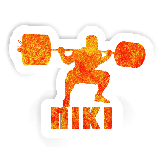 Sticker Niki Weightlifter Gift package Image