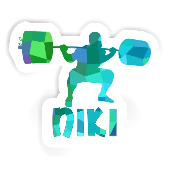 Weightlifter Sticker Niki Image