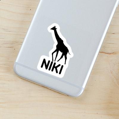 Sticker Giraffe Niki Notebook Image