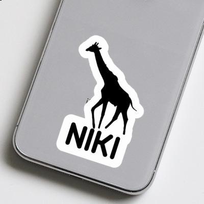 Sticker Giraffe Niki Notebook Image