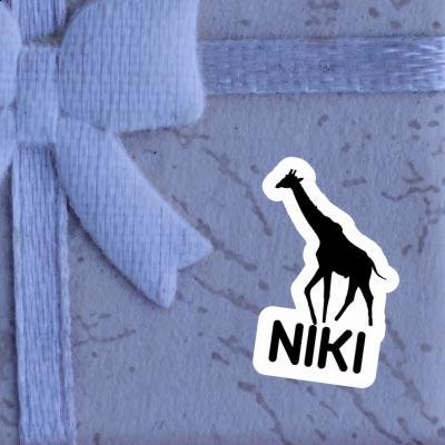 Aufkleber Niki Giraffe Gift package Image