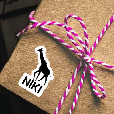 Sticker Giraffe Niki Image