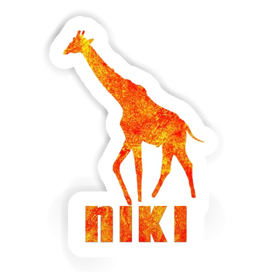 Sticker Giraffe Niki Gift package Image