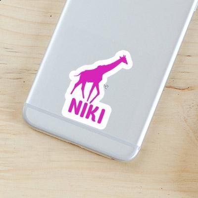 Autocollant Niki Girafe Gift package Image