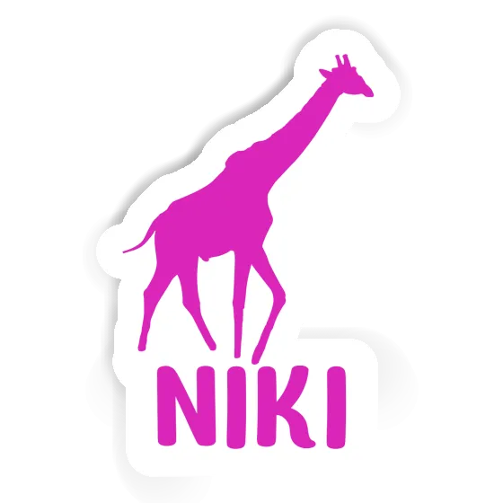 Giraffe Sticker Niki Gift package Image