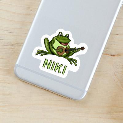 Aufkleber Niki Gitarrenfrosch Gift package Image